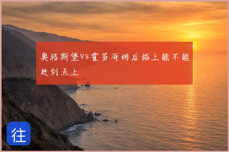 奥格斯堡vs霍芬海姆后插上能不能赶到点上